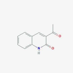 molecular formula C11H9NO2 B1268843 3-乙酰基-1H-喹啉-2-酮 CAS No. 50290-20-5