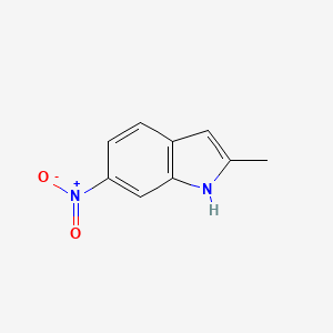 molecular formula C9H8N2O2 B1268853 2-Methyl-6-nitro-1H-indole CAS No. 3484-23-9