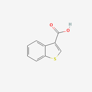 molecular formula C9H6O2S B1268860 1-苯并噻吩-3-羧酸 CAS No. 5381-25-9