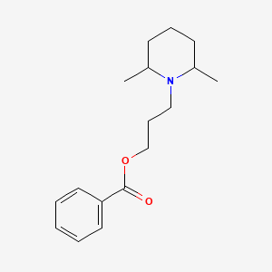 2,6-Dimethyl-1-piperidinepropanol benzoate