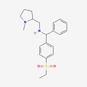 N-((4-(Ethylsulphonyl)phenyl)benzyl)-1-methylpyrrolidine-2-methylamine