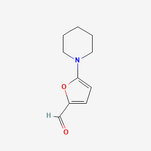 molecular formula C10H13NO2 B1268863 5-哌啶-1-基-呋喃-2-甲醛 CAS No. 22868-60-6