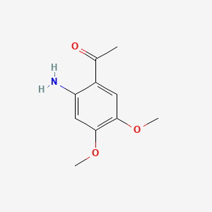 B1268869 1-(2-Amino-4,5-dimethoxyphenyl)ethanone CAS No. 4101-30-8