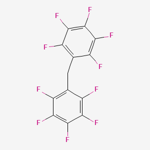 molecular formula C13H2F10 B1268872 双(五氟苯基)甲烷 CAS No. 5736-46-9