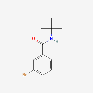 molecular formula C11H14BrNO B1268878 3-溴-N-(叔丁基)苯甲酰胺 CAS No. 42498-39-5
