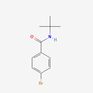 molecular formula C11H14BrNO B1268879 4-bromo-N-tert-butylbenzamide CAS No. 42498-38-4