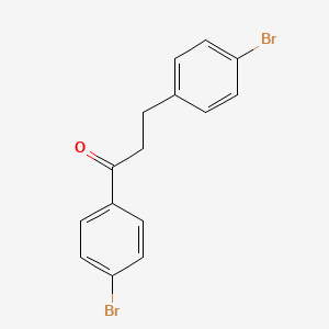 molecular formula C15H12Br2O B1268880 1,3-双(4-溴苯基)丙酮 CAS No. 54523-47-6