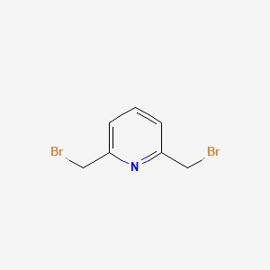 molecular formula C7H7Br2N B1268884 2,6-Bis(bromomethyl)pyridine CAS No. 7703-74-4