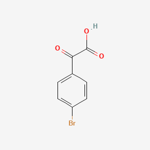 molecular formula C8H5BrO3 B1268889 2-(4-溴苯基)-2-氧代乙酸 CAS No. 7099-87-8