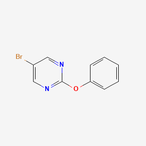 molecular formula C10H7BrN2O B1268896 5-溴-2-苯氧基嘧啶 CAS No. 257280-25-4