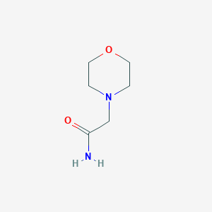 molecular formula C6H12N2O2 B1268899 2-吗啉-4-基乙酰胺 CAS No. 5625-98-9