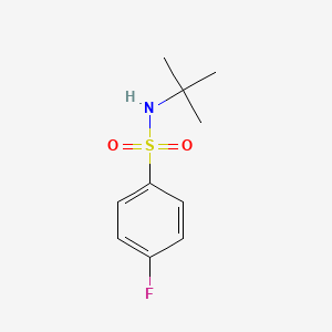 molecular formula C10H14FNO2S B1268902 N-叔丁基-4-氟苯磺酰胺 CAS No. 29083-05-4