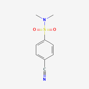 molecular formula C9H10N2O2S B1268904 4-氰基-N,N-二甲基苯磺酰胺 CAS No. 63877-94-1