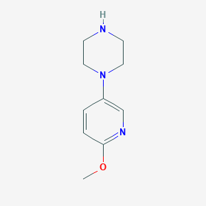 B126891 1-(6-Methoxypyridin-3-YL)piperazine CAS No. 158399-76-9