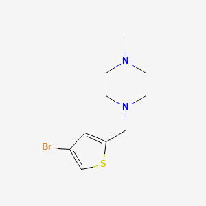 B1268910 1-((4-Bromothiophen-2-yl)methyl)-4-methylpiperazine CAS No. 364794-30-9
