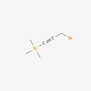 molecular formula C6H11BrSi B1268919 3-溴-1-(三甲基硅基)-1-丙炔 CAS No. 38002-45-8