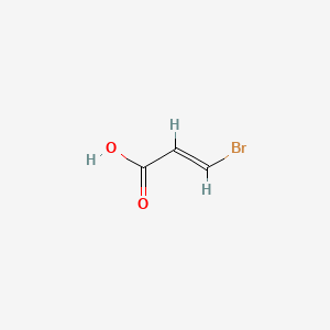 molecular formula C3H3BrO2 B1268930 (E)-3-溴丙烯酸 CAS No. 6213-89-4