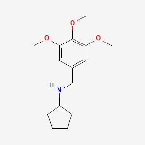 B1268939 N-(3,4,5-trimethoxybenzyl)cyclopentanamine CAS No. 418778-32-2