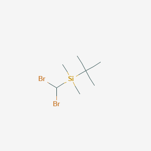 B126894 tert-Butyl(dibromomethyl)dimethylsilane CAS No. 148259-35-2