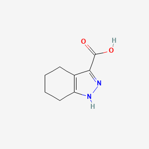 molecular formula C8H10N2O2 B1268942 4,5,6,7-Tetrahydro-1H-indazole-3-carboxylic acid CAS No. 714255-28-4