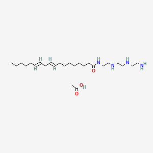 N-(2-((2-((2-Aminoethyl)amino)ethyl)amino)ethyl)octadeca-9,12-dienamide monoacetate