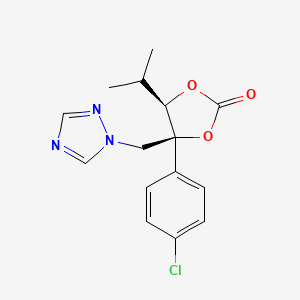 L-Arabinitol, 3,4-O-carbonyl-4-C-(4-chlorophenyl)-1,2,5-trideoxy-2-methyl-5-(1H-1,2,4-triazol-1-yl)-