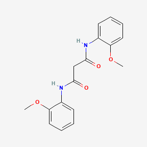 molecular formula C17H18N2O4 B1268968 N,N'-双-(2-甲氧基-苯基)-丙二酰胺 CAS No. 7056-72-6