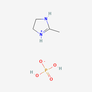 4,5-Dihydro-2-methyl-1H-imidazolium dihydrogen phosphate