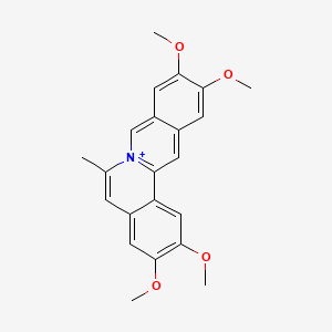 2,3,10,11-Tetramethoxy-6-methyl-7lambda(5)-isoquino(3,2-a)isoquinoline