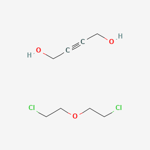 molecular formula C4H8Cl2O.C4H6O2<br>C8H14Cl2O3 B12689734 Einecs 270-107-7 CAS No. 68411-17-6