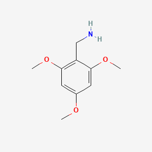 molecular formula C10H15NO3 B1268981 (2,4,6-三甲氧基苯基)甲胺 CAS No. 77648-20-5