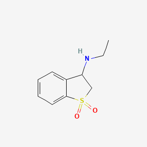 N-Ethyl-2,3-dihydrobenzo(b)thiophen-3-amine 1,1-dioxide