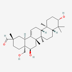 molecular formula C30H48O4 B12689849 Cyclamiretin D CAS No. 5172-35-0