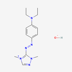 5-((4-(Diethylamino)phenyl)azo)-1,4-dimethyl-1H-1,2,4-triazolium hydroxide