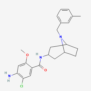 Benzamide, 4-amino-5-chloro-2-methoxy-N-(8-((3-methylphenyl)methyl)-8-azabicyclo(3.2.1)oct-3-yl)-, exo-