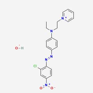 1-[2-[[4-[(2-Chloro-4-nitrophenyl)azo]phenyl]ethylamino]ethyl]pyridinium hydroxide