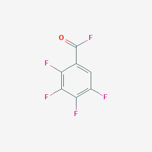 molecular formula C7HF5O B012690 2,3,4,5-tetrafluorobenzoyl Fluoride CAS No. 101513-68-2