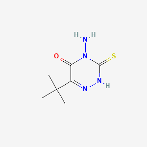 B1269000 4-amino-6-tert-butyl-3-thioxo-3,4-dihydro-1,2,4-triazin-5(2H)-one CAS No. 33509-43-2