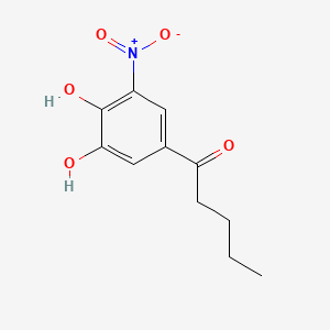 1-Pentanone, 1-(3,4-dihydroxy-5-nitrophenyl)-