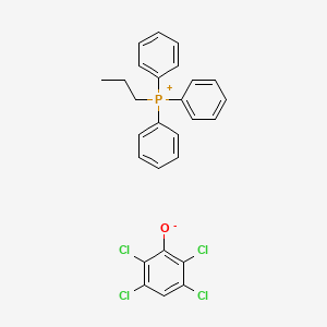 2,3,5,6-tetrachlorophenolate;triphenyl(propyl)phosphanium