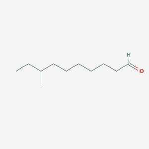 molecular formula C11H22O B12690100 8-Methyldecanal CAS No. 127793-88-8