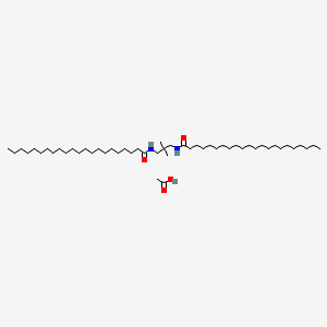 molecular formula C51H102N2O4 B12690107 N,N'-(2,2-Dimethylpropane-1,3-diyl)bis(docosanamide) monoacetate CAS No. 85586-82-9