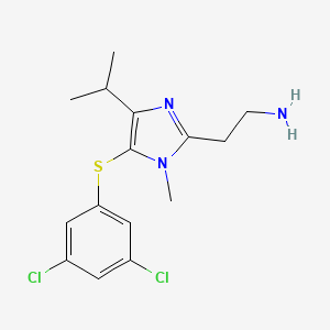 2-(2-Aminoethyl)-5-(3,5-dichlorophenylthio)-4-isopropyl-1-methyl-1H-imidazole