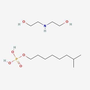 molecular formula C13H32NO6P B12690123 Einecs 285-408-9 CAS No. 85098-58-4