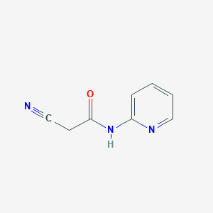 molecular formula C8H7N3O B1269017 2-シアノ-N-(ピリジン-2-イル)アセトアミド CAS No. 90004-06-1