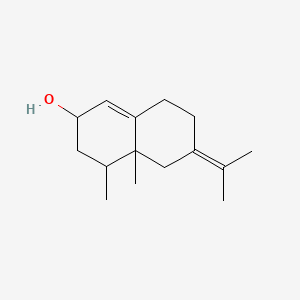 molecular formula C15H24O B12690177 2,3,4,4a,5,6,7,8-Octahydro-4,4a-dimethyl-6-(1-methylethylidene)-2-naphthol CAS No. 39850-91-4