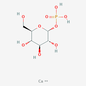 calcium;[(2R,3R,4S,5S,6R)-3,4,5-trihydroxy-6-(hydroxymethyl)oxan-2-yl] dihydrogen phosphate