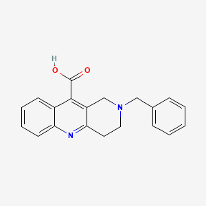 molecular formula C20H18N2O2 B1269032 2-苄基-1,2,3,4-四氢苯并[b][1,6]萘啶-10-羧酸 CAS No. 99117-21-2