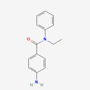 molecular formula C15H16N2O B1269036 4-氨基-N-乙基-N-苯基苯甲酰胺 CAS No. 65270-05-5