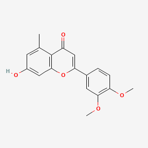 2-(3,4-Dimethoxyphenyl)-7-hydroxy-5-methyl-4H-chromen-4-one